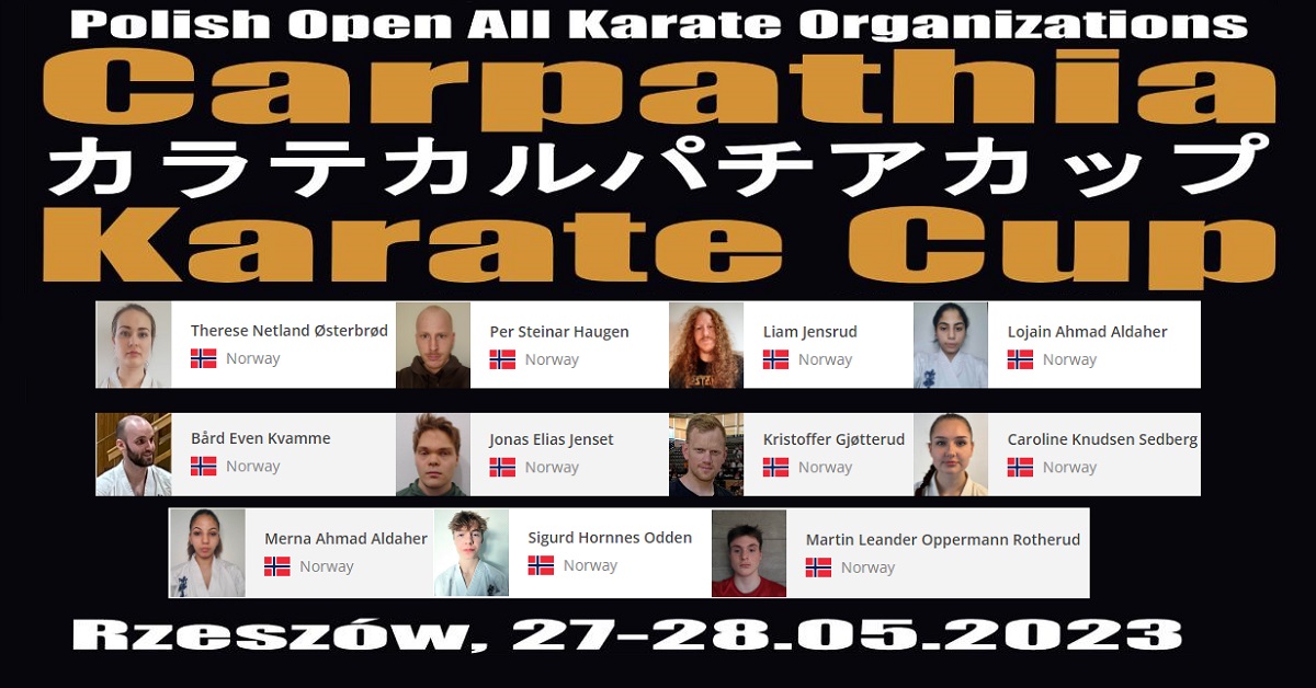 Carpathia Karate Cup 2023- Team Norge